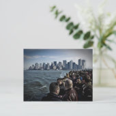 Manhattan Touristen Postkarte (Stehend Vorderseite)