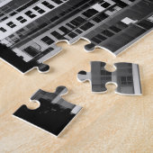 Manhattan Unter den Sternen in Schwarz und Weiß Puzzle (Seite)