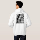 Manhattan USA City Map Hoodie (Schwarz voll)
