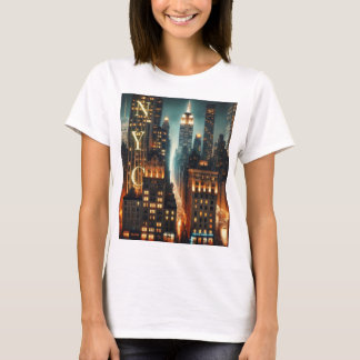 Manhattan Vibes T - Shirt - Bold New York City Str