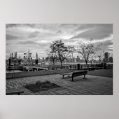 Manhattan View von Brooklyn Williamsburg Poster (Vorne)