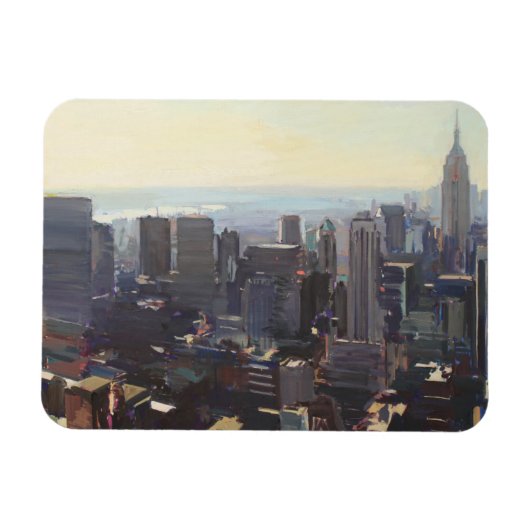Manhattan vom Rockefeller Gebäude 2012 Magnet (Horizontal)