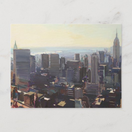 Manhattan vom Rockefeller Gebäude 2012 Postkarte (Vorderseite)