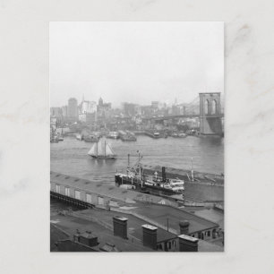 Manhattan von Brooklyn, 1905 Postkarte