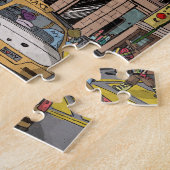 Manhattan Winter New York Weihnachts-Illustration Puzzle (Seite)