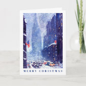 Manhattan Winter Szene. Weihnachten (Vorderseite)
