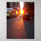 Manhattanhenge Poster (Vorne)