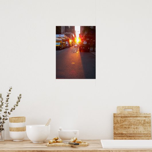 Manhattanhenge Poster (Küche)