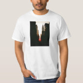 Manhattanhenge Sonnenuntergang und das T-Shirt (Vorderseite)