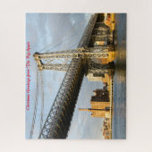 Manhatten Bridge New York.Christmas Greetings Puzzle (Vertikal)