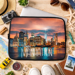 Manhatten Cityscape Laptopschutzhülle