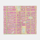 Manhatten, New York 12 Fleecedecke (Vorderseite (Horizontal))