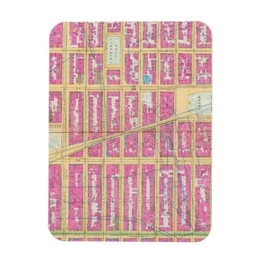 Manhatten, New York 12 Magnet (Vertikal)