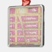 Manhatten, New York 12 Silbernes Ornament (Links)