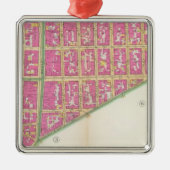 Manhatten, New York 20 Silbernes Ornament (Vorne)