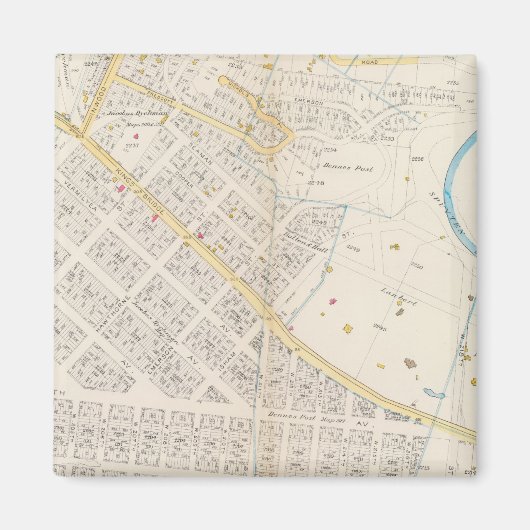 Manhatten, New York 2 Magnet (Vorne)