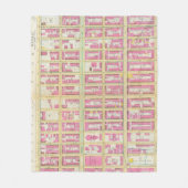 Manhatten, New York 3 Fleecedecke (Vorderseite)