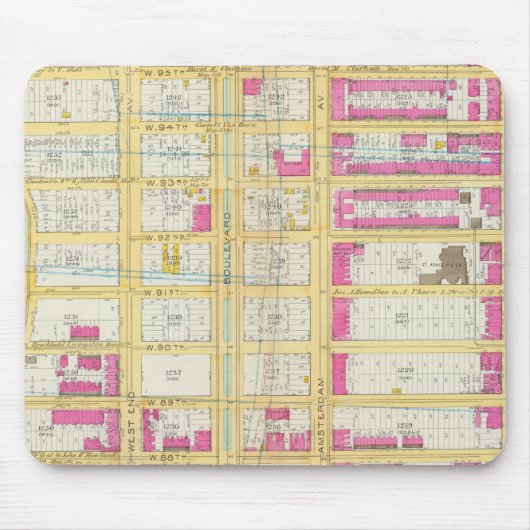 Manhatten, New York 3 Mousepad (Vorne)