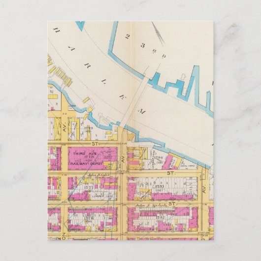 Manhatten, New York 4 Postkarte (Vorderseite)