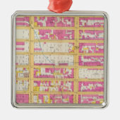 Manhatten, New York 4 Silbernes Ornament (Vorne)