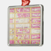 Manhatten, New York 4 Silbernes Ornament (Links)