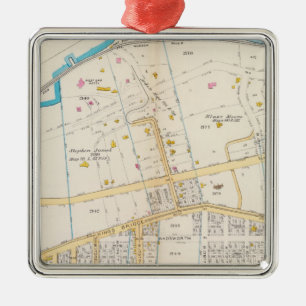 Manhatten, New York 5 Ornament Aus Metall