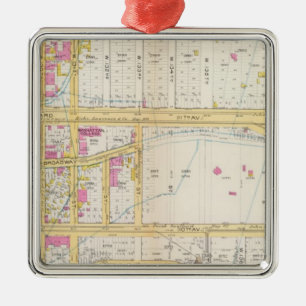 Manhatten, New York 6 Ornament Aus Metall