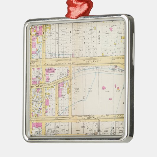 Manhatten, New York 6 Ornament Aus Metall (Links)