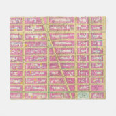 Manhatten, New York 7 Fleecedecke (Vorderseite (Horizontal))