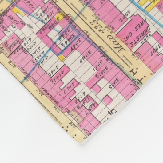 Manhatten, New York 7 Fleecedecke (Ecke)