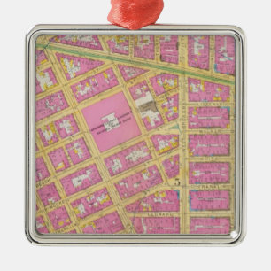 Manhatten, New York 9 Silbernes Ornament