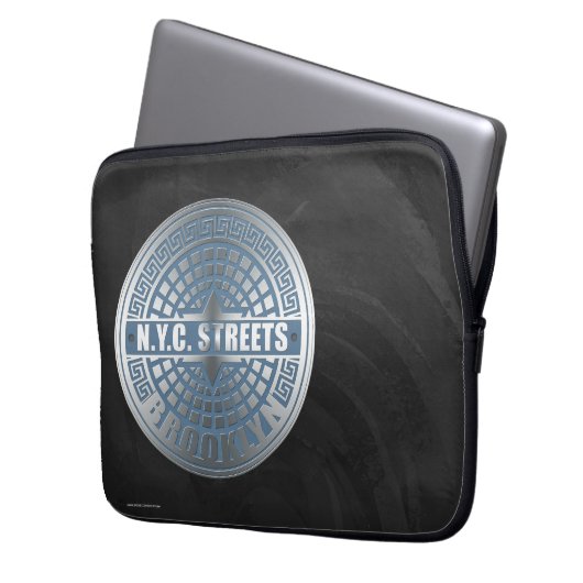 Manhole Cover Brooklyn Blue (Vorderseite Links)