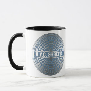 Manhole Cover Brooklyn Blue Tasse