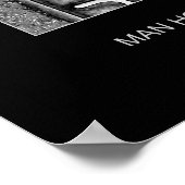 MANHOLE COVER, LYON, FRANKREICH POSTER (Ecke)