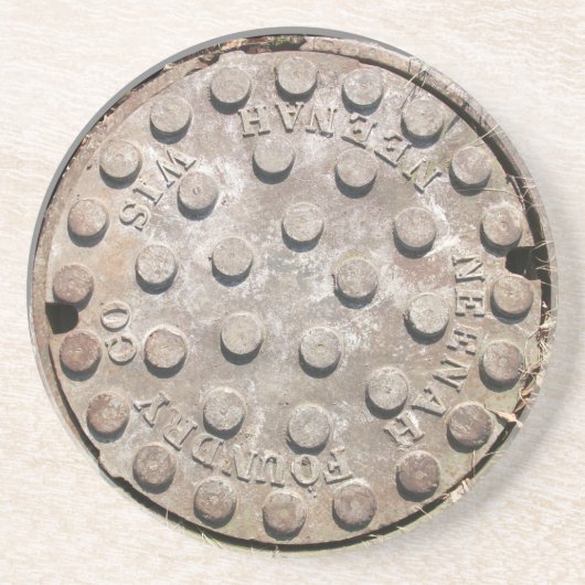 Manhole Cover Untersetzer (Vorne)
