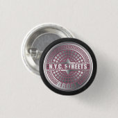 Manhole Covers Bronx Button (Vorne & Hinten)