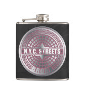 Manhole Covers Bronx Flachmann (Vorderseite)