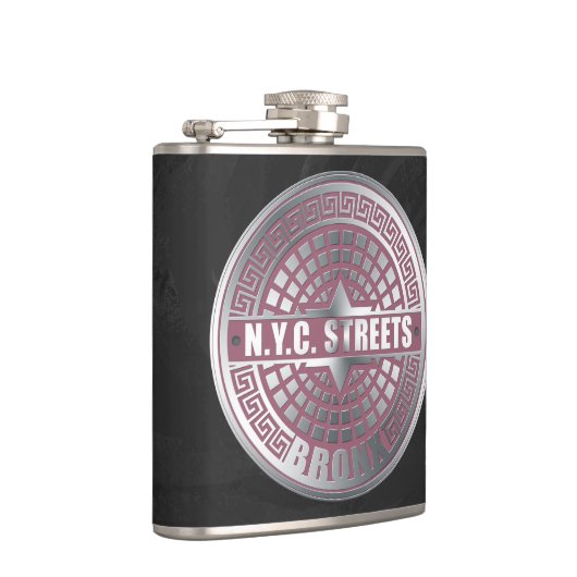 Manhole Covers Bronx Flachmann (Rechts)