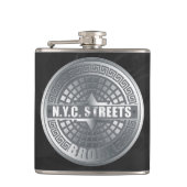 Manhole Covers Bronx Flachmann (Vorderseite)