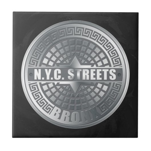 Manhole Covers Bronx Fliese (Vorderseite)