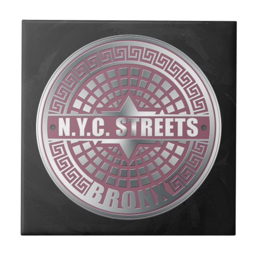 Manhole Covers Bronx Fliese (Vorderseite)