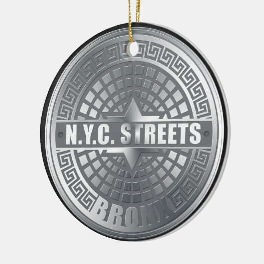 Manhole Covers Bronx Keramikornament (Links)