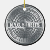Manhole Covers Bronx Keramikornament (Hinten)