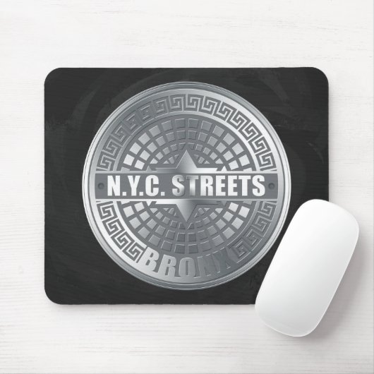 Manhole Covers Bronx Mousepad (Mit Mouse)