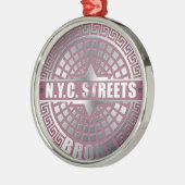 Manhole Covers Bronx Ornament Aus Metall (Links)