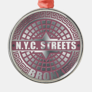 Manhole Covers Bronx Ornament Aus Metall