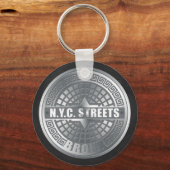 Manhole Covers Bronx Schlüsselanhänger (Vorderseite)