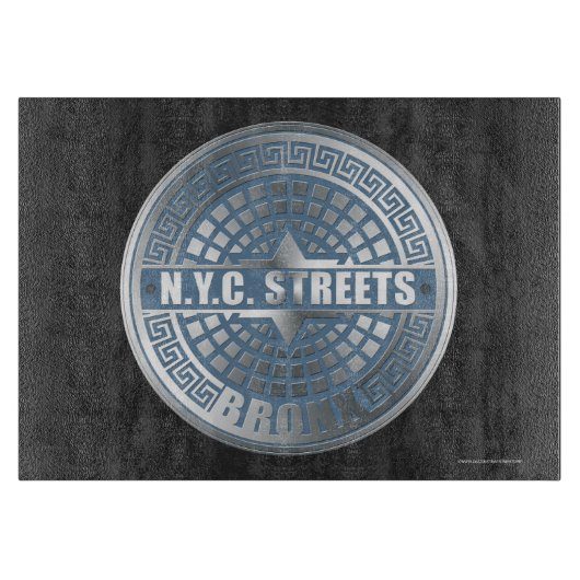 Manhole Covers Bronx Schneidebrett (Vorderseite)