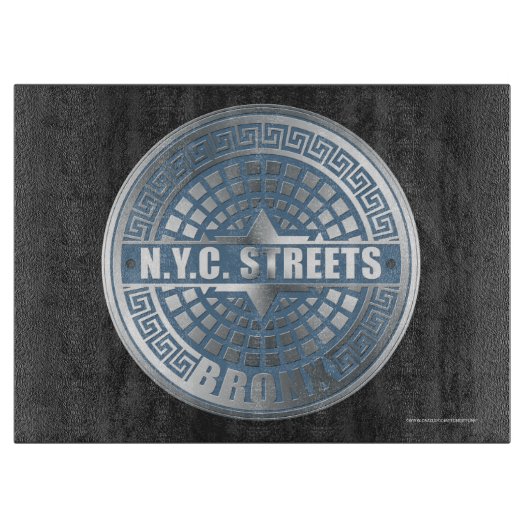 Manhole Covers Bronx Schneidebrett (Vorderseite)