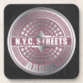 Manhole Covers Bronx Untersetzer (Vorderseite)